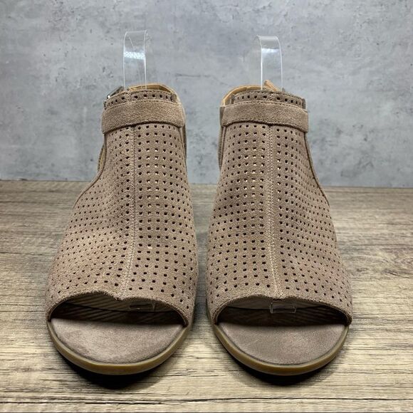 Franco Sarto Harlet 2~Women’s Slingback Sandals~Size US 10M~Beige Suede - Picture 3 of 9